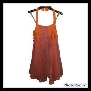 Revolution Orange Sparkly Dress Dance Costume